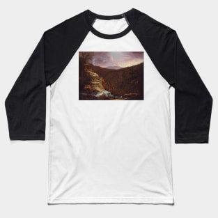 From the Top of Kaaterskill Falls by Thomas Cole Baseball T-Shirt